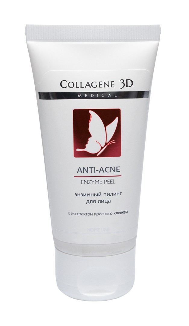 Гель-пилинг для лица энзимный ANTI-ACNE MEDICAL COLLAGENE 3D