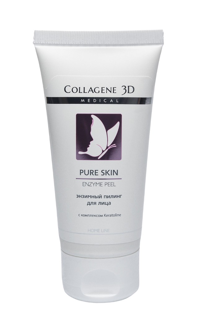 Гель-пилинг для лица энзимный PURE SKIN MEDICAL COLLAGENE 3D