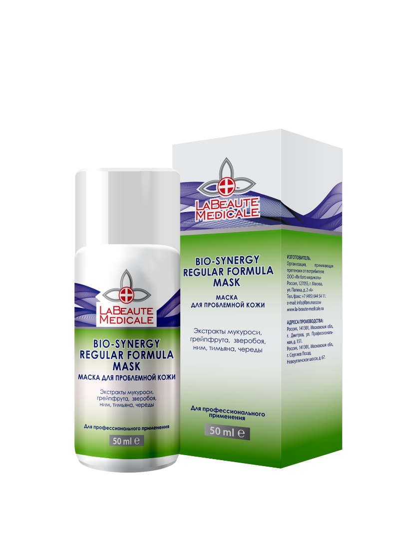 Маска для проблемной кожи Bio-Synergy Regular Formula Mask LA BEAUTE MEDICALE