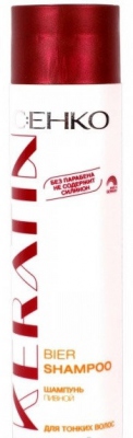 Шампунь пивной для тонких волос KERATIN CEHKO
