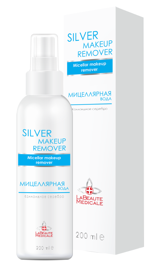 Мицеллярная вода с коллоидным серебром Silver Makeup Remover LA BEAUTE MEDICALE