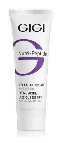 Крем пептидный увлажняющий с 10% молочной кислотой NP Lactic cream GIGI