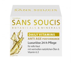 Витаминизирующий антивозрастной люкс-крем для 24 часового ухода DAILY VITAMINS ANTI AGE PERFORMANCE Luxurious 24-h Care SANS SOUCIS