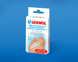 Гель-подушечка под пальцы Геволь G, левая (Gehwol Cushion for hammer toe G) GEHWOL