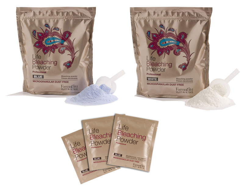 Обесцвечивающая пудра Life White (Blue) Bleaching Powder FARMAVITA