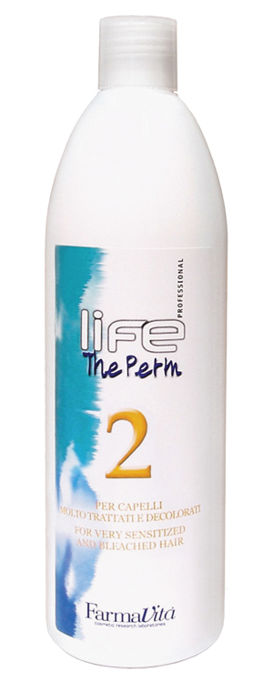Химический состав для ослабленых и обесцвеченных волос «2» Life The Perm «2» FARMAVITA