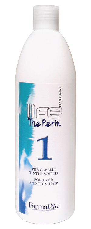 Химический состав для окрашенных, нормальных и тонких волос «1» Life The Perm «1» FARMAVITA