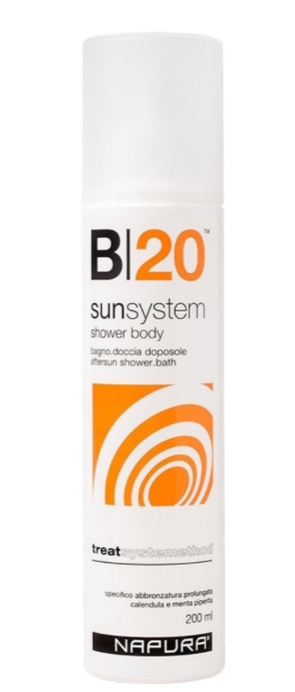 Гель для душа после загара B20 sun system NAPURA