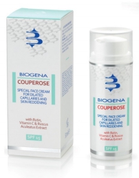 Тонизирующий дневной крем против покраснений и купероза SPF15 COUPEROSE BIOGENA