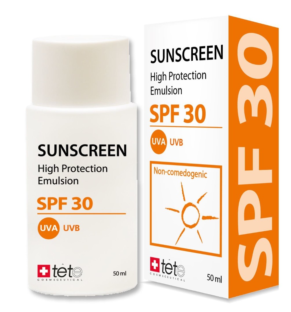 Солнцезащитный флюид Sunscreen SPF30 TETE