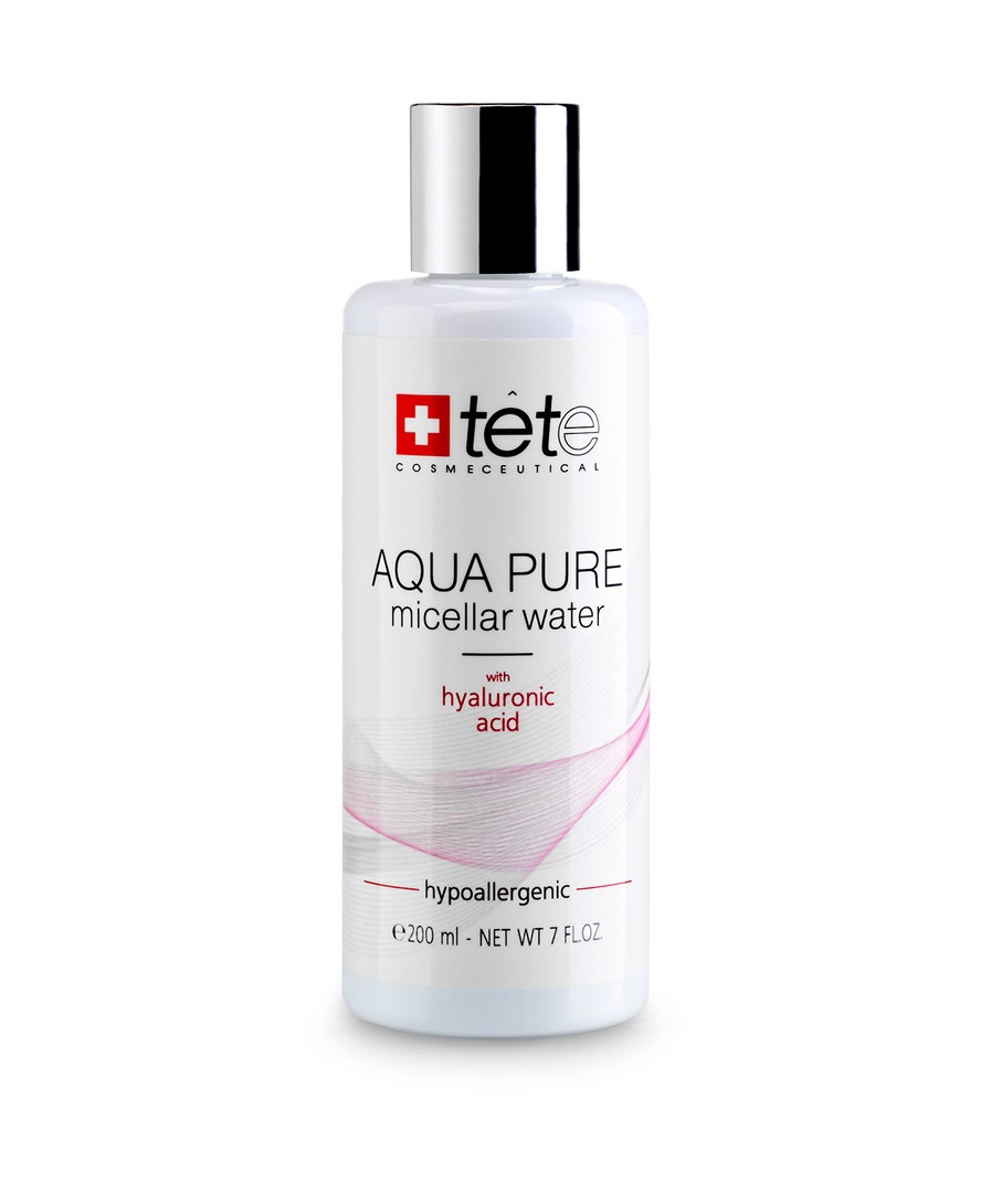 AQUA PURE Micellar water Мицеллярная вода с гиалуроновой кислотой Tete