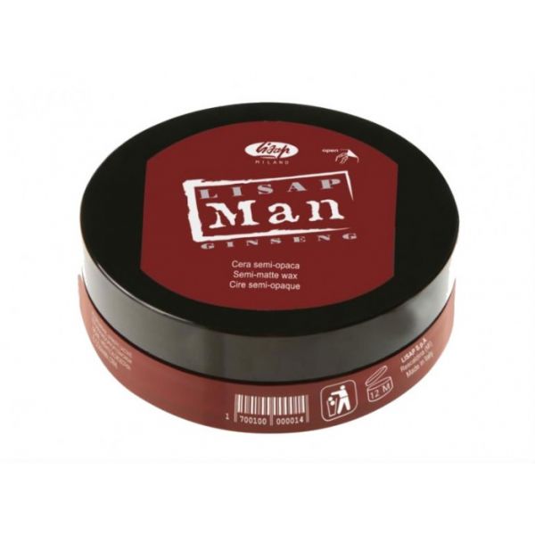 Матирующий воск для укладки волос для мужчин Lisap Man Semi-Matte Wax LISAP MILANO