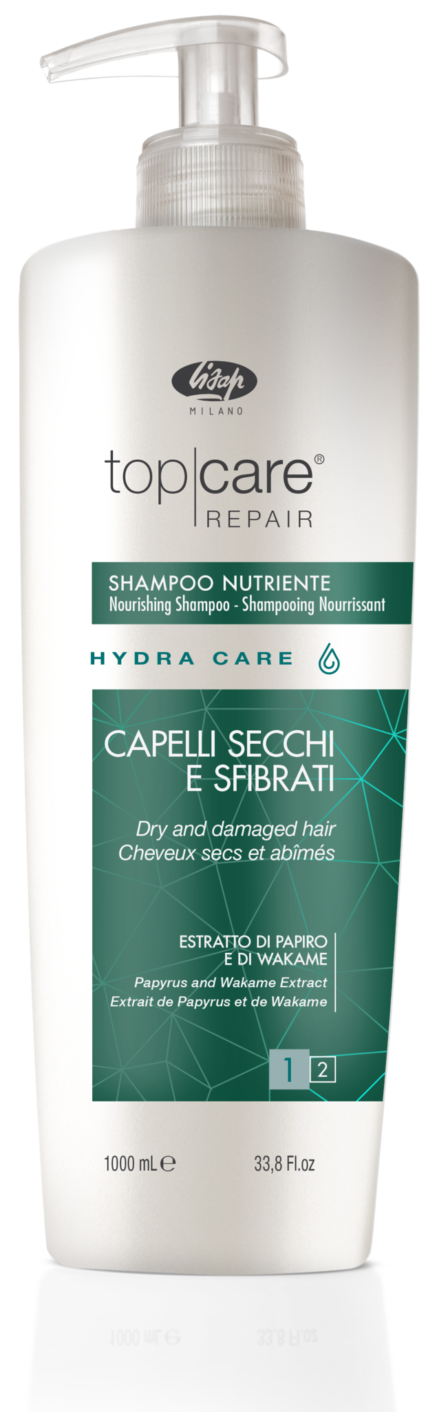 Интенсивный питательный шампунь - Top Care Repair Hydra Care Nourishing Shampoo LISAP MILANO