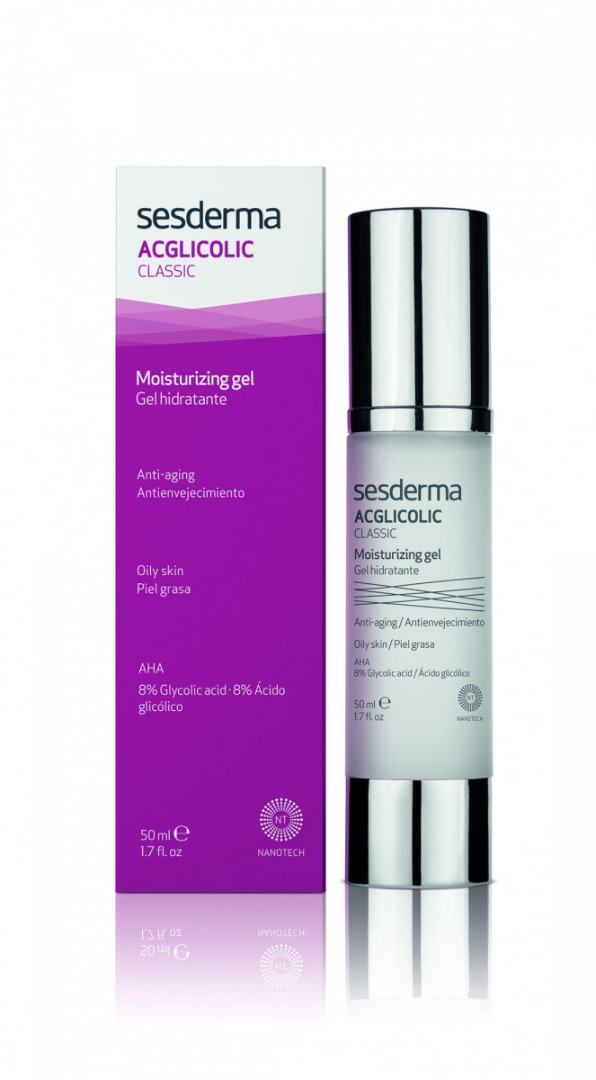 Гель увлажняющий с гликолевой кислотой Moisturizing gel SESDERMA