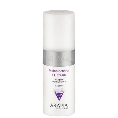 CC-крем защитный SPF-20 тон 02 Multifunctional CC Cream ARAVIA