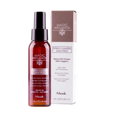 Ультра - легкий спрей для непослушных волос Магия Арганы Spray Lumiere Anti-Frizz NOOK