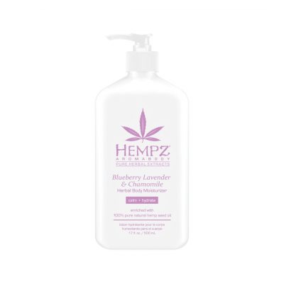Молочко для тела увлажняющее Лаванда, Ромашка и Дикие Ягоды Blueberry Lavender & Chamomile Herbal Body Moisturizer HEMPZ