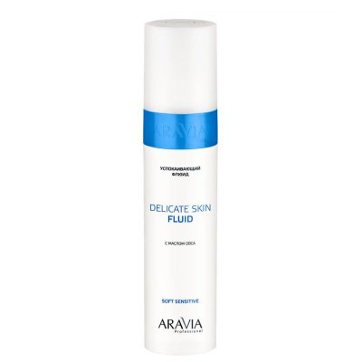 Флюид успокаивающий с маслом овса для лица и тела Delicate Skin Fluid ARAVIA