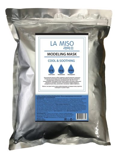 Маска моделирующая (альгинатная) охлаждающая и успокаивающая Cooling & Soothing Modeling Mask LA MISO