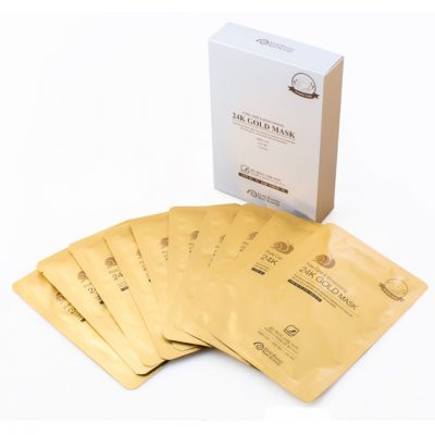 Маска для лица Очищение и увлажнение Gold Snail Pore Care Moisturizing 24K Gold Mask GOLD ENERGY SNAIL SYNERGY