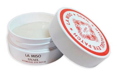 Гидрогелевая маска с экстрактом слизи улитки для кожи вокруг глаз Snail Hydrogel Eye Patch LA MISO