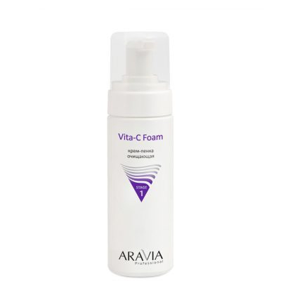 Крем-пенка очищающая Vita-C Foaming ARAVIA