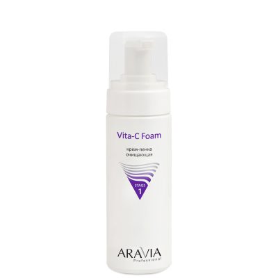 Крем-пенка очищающая Vita-C Foaming ARAVIA