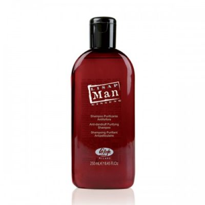 Шампунь для волос против перхоти для мужчин Lisap Man Anti-Dandruff Purifying Shampoo LISAP MILANO