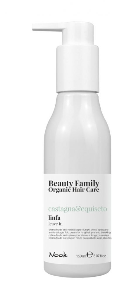 Укрепляющий жидкий крем-флюид для ломких и секущихся волос Linfa Castagna & Equiseto New Beauty Family 2020 NOOK