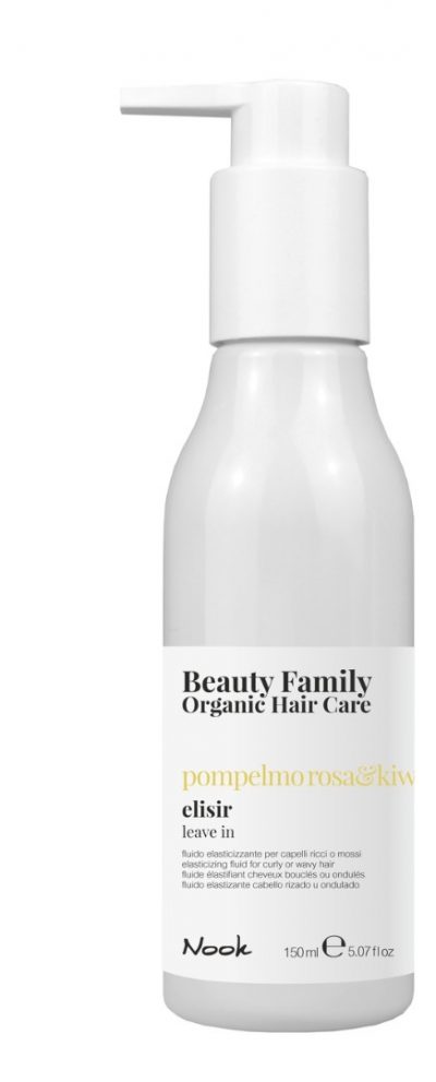 Восстанавливающий флюид для кудрявых или волнистых волос Elisir Pompelmo Rosa & Kiwi New Beauty Family 2020 NOOK