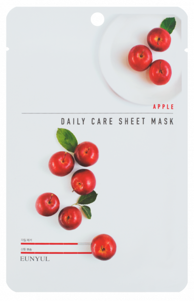 Тканевая маска для лица с экстрактом яблока Apple Daily Care Sheet Mask EUNYUL