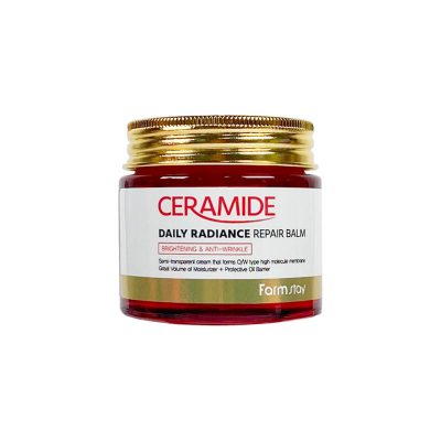 Укрепляющий крем-бальзам для лица c керамидами Daily Radiance Repair Balm FARMSTAY