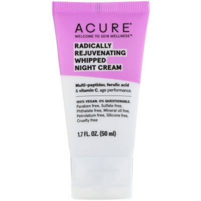 Взбитый ночной крем с мульти-пептидами Radically Rejuvenating Whipped Night Cream ACURE