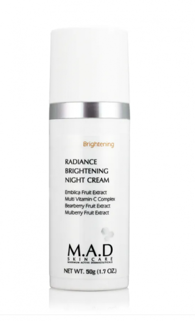 Ночной восстанавливающий крем, выравнивающий тон кожи Radiance Brightening Night Cream M.A.D SKINCARE