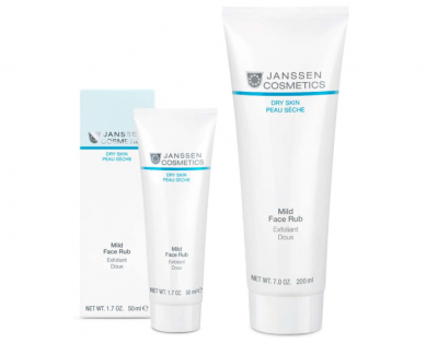 Мягкий скраб с гранулами жожоба Mild Face Rub JANSSEN COSMETICS