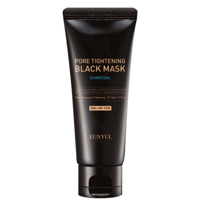 Маска-пленка сужающая поры с углем Pore Tightening Black Mask EUNYUL