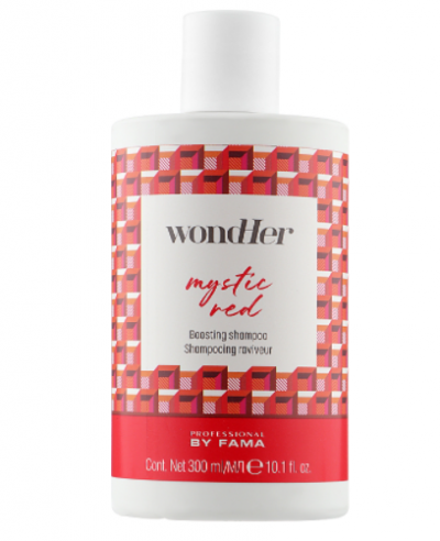 Шампунь поддерживающий красные оттенки волос Mystic Red Boosting Shampoo Wondher BY FAMA PROFESSIONAL