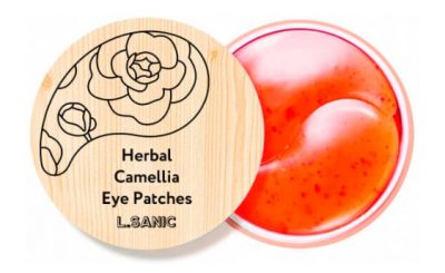 Гидрогелевый патчи с экстрактом камелии Herbal Camellia Hydrogel Eye Patches L.SANIC