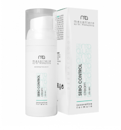 Себорегулирующий матирующий крем для жирной кожи Sebo control cream MESALTERA