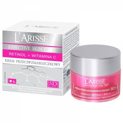 Антивозрастной крем против морщин с ретинолом и витамином С Active Formula With Retinol & Vitamin C L'Arisse 5D Effective Skin Care AVA LABORATORIUM