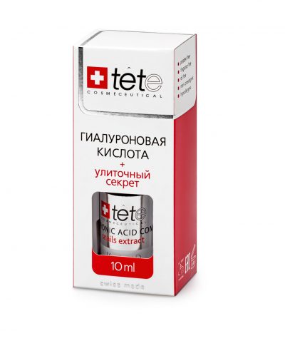 Гиалурновая кислота + улиточный секрет 10 мл (Hyaluronic Acid + Snails Extract) Tete