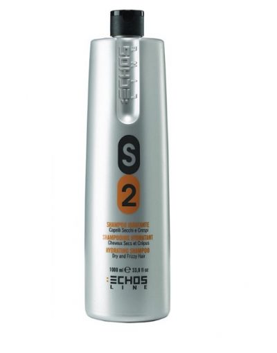 Увлажняющий шампунь для сухих и непослушных волос S2 Dry and Frizzy Hair Shampoo ECHOSLINE