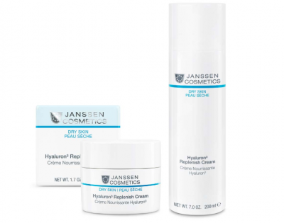 Регенерирующий крем с гиалуроновой кислотой насыщенной текстуры Hyaluron3 Replenisher Cream JANSSEN COSMETICS