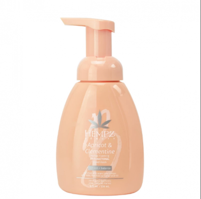 Мыло-мусс 'Абрикос и Клементин' Apricot & Clementine Herbal Foaming Anti-Bacterial Hand Wash HEMPZ