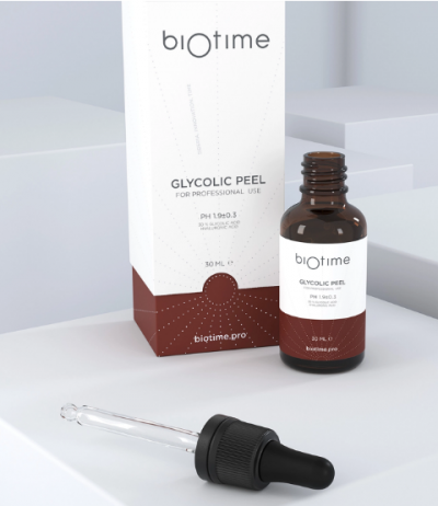 Эффективный эксфолиацийный пилинг Glicolic Peel pH 1,8-2,0 BIOTIME