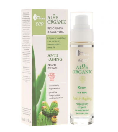 Антивозрастной ночной крем Anti-Aging Night Cream Aloe Organic AVA LABORATORIUM