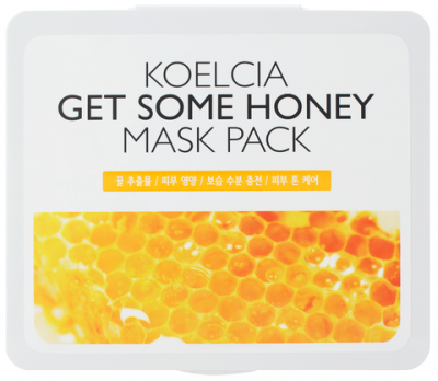 Тканевая маска с экстрактом меда Get Some Honey Mask Pack KOELCIA