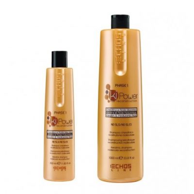 Шампунь на основе кератина и гиалуроновой кислоты Keratin Shampoo ECHOSLINE