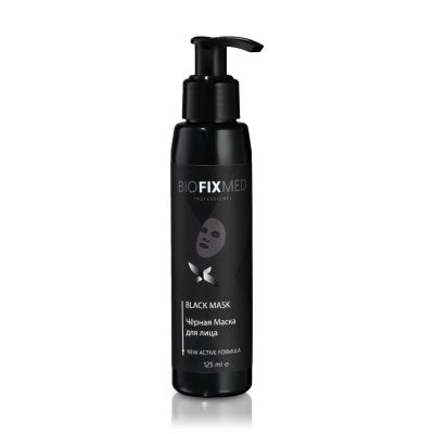 Чёрная маска для лица BLACK MASK BIO FIX MED