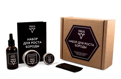 Набор для роста бороды TRIUS